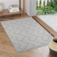 Biscpro Door Mat DoorMat Indoor Washable,Doormat Indoor Dirt Trapper Non-slip,Absorbent Inside Entrance Rug Mat for Entryway,Patio,Garden,Laundry Room,Pets