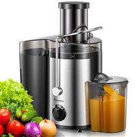 Juicer, Reemix Centrifugal Juicer Machines Whole Fruit and Vegetable 500W, 3-inch Wide Mouth Juicer Extractor with 2 Speeds, Brush Included Easy to Clean