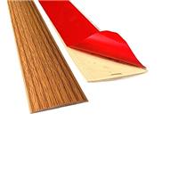 Self Adhesive Flat Floor Transition Strip, PVC Laminate Floor Strip Carpet Transition Strip Floor Threshold Divider Strips, Flooring Edge Trim