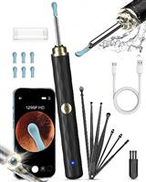 Kekoy Ear Wax Removal Kit Ear Camera 1296P HD, WiFi Ear Cleaner with Camera, Rechargeable Ear Wax Remover Tool with Camera, Ear Wax Removal Tool with Lights for Adult & Kid