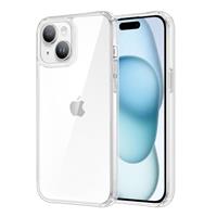 iCatchy for iPhone 15 Case 6.1-Inch, Shockproof Bumper Phone Cover, Anti-Yellowing Clear Back Compatible with iPhone 15