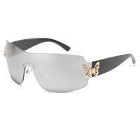 YAMEIZE 90s Sunglasses Retro Square Oversized Trendy Vintage