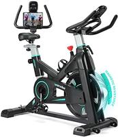 Wenoker Exercise Bike Indoor Cycling Bike for Home Gym Use with LCD Display, Tablet Holder & Com
