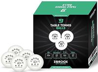 ZOROOOX High-Performance 3-Star Table Tennis Balls - Pack of | 9, 18, 36 or 72 | Orange or White | 40+ ABS Competition Grade Ping Pong Balls
