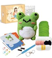 Ktmeor Crochet Kit for Beginners,Crochet Starter Kit for Beginners Adults and Teens with Step-by-Step Video Tutorials,DIY Knitting Supplies