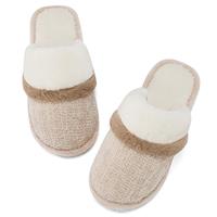 MAXTOP Slippers for Women Soft Plush House Slippers with Cozy Memory Foam Slip-on Indoor Outdoor Slippers Creative Gifts for Women Men