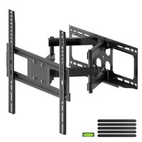 XINLEI TV Wall Bracket, Swivel TV Bracket with Articulating Arm Tilt Extension Rotation for Most 13-42 Inch LED, LCD Monitor and Plasma TVs up to 20kg, Max VESA 200x200mm MA1343