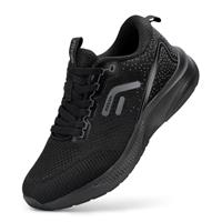 FitVille Wide Fit Trainers for Men Arch Support Road Running Shoes Lightweight Breathable Athletic Sneakers for Gym Fitness Jogging Walking