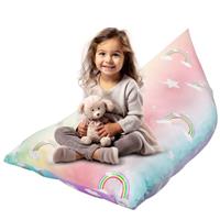 KOLACEN Stuffed Animal Toy Bean Bag Cover Soft Toy Storage Bean Bags Without Filling Kids Sofa Children's Bean Bags Adult Foldable Chair Bean Bag Cover Beanbags for Kids Children Large Capacity