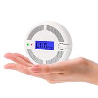 Mini Carbon Monoxide Detector,CO Alarm Detector with LCD Digital Display and Sound Alarm for Home Tr