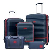 COOLIFE Suitcase Trolley Carry On Hand Cabin Luggage Sets Hard Shell Travel Bag Lightweight with TSA Lock,The Suitcase Set Included 1pcs Travel Bag and 1pcs Toiletry Bag