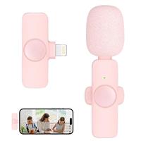 Professional Wireless Lavalier Microphone for iPhone iPad, Android Cordless Omnidirectional Clip Mic, Plug-Play Microphone for Interview Video Podcast Vlog YouTube