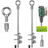 Insaga Tent Peg, 45cm Heavy Duty Ground Anchor Large Metal E