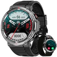 Blackview Military Smart Watch for Men (Answer/Make Calls), 1.39" HD Fitness Watch with Heart Rate SpO2 Sleep Monitor Stress Test, 100+ Sports Modes Waterproof Outdoor Smartwatch for iOS Android
