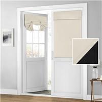 HOMEIDEAS 100% Blackout French Door Curtains
