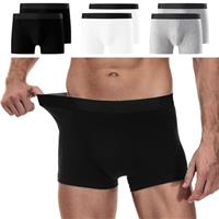 YouShow Mens Boxers Shorts Multipack 6 Pack - Cotton Boxers for Men Underwear Trunks Retro Mens Underpants Tagless Anti Chafing