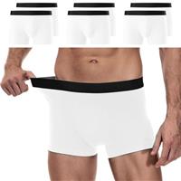 YouShow Mens Boxers Shorts Multipack 6 Pack - Cotton Boxers for Men Underwear Trunks Retro Mens Underpants Tagless Anti Chafing