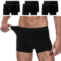 YouShow Mens Boxers Shorts Multipack 6 Pack - Cotton Boxers for Men Underwear Trunks Retro Mens Underpants Tagless Anti Chafing