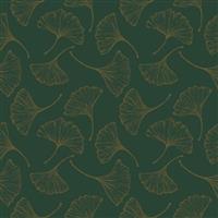 Yomshi Self Adhesive Wallpaper 44CM x 3M Gold Flower Lake Gr