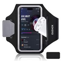 Running Cell Phone Armband Phone Holder Water Resistant Sports Armband with TWS headphones Pocket/Key Holder Sport Arm Bands