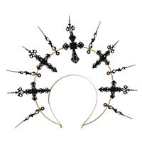 GRACEART Sunburst Halo Gold Crown Headband Costume Party Hai