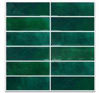 DEWOO Rectangle Peel and Stick on Splashback Subway Metro Self Adhesive Wall Tiles Stickers Sticky Backsplash for Kitchen Bathroom