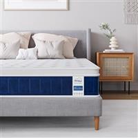 wowttrelax Memory Foam Sprung Mattress 10Inch, Medium Firm, Mattress in a box