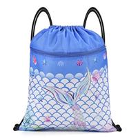CHEPULA Drawstring Gym Bag, Large Sports Backpack String Swim Drawstring PE Bags for Women Men, Travel Beach School Bag with Waterproof