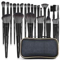 Makeup Brush Set 22Pcs Professional Makeup Brushes Foundation Blush Angle Eyeliner Blending Concealers Eyeshadow Brush Premium Synthetic Makeup Brush Set with Brush Bag