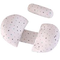 GKXLH Pregnancy Pillow - Pregnancy Pillows for Sleeping Support for Back, Hips, Legs, Soft Maternity Pillow for Pregnant Women Detachable and Adjustable Double Wedge with Cover