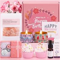 Birthday Pamper Gifts for Women, Happy Birthday Hampers Relaxation Self Care Package for Her, Birthday Presents Gift box for Women Best Friends Mum Sister Auntie Wife