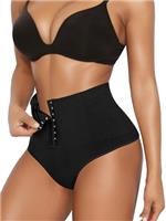 Clevvets Tummy Control Thong Shapewear for Women No Line Body Shaper Thong Soft Compression Shaping Underwear for Women