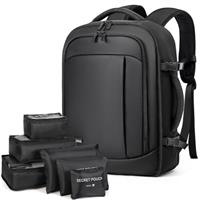 Lekespring Travel Backpack Cabin Size Carry-On Laptop Backpack with 6 Organizational Bags