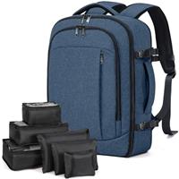 Lekespring Travel Backpack Cabin Size Carry On Laptop Backpack with 6 Organizational Compartments