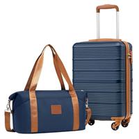 COOLIFE Cabin Suitcase for Ryanair Airlines Carry on Cabin Luggage Hard Shell Suitcase Lightweight with TSA Lock and 4 Spinner Wheels