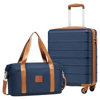 COOLIFE Cabin Suitcase for Ryanair Airlines Carry on Cabin Luggage Hard Shell Suitcase Lightweight with TSA Lock and 4 Spinner Wheels