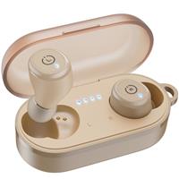 TOZO T10 Bluetooth 5.3 Wireless Earbuds with Wireless Charging Case IPX8 Waterproof Stereo Headphones in Ear Built in Mic Headset Premium Sound with Deep Bass for Sport Black
