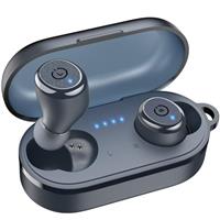 TOZO T10 Bluetooth 5.3 Wireless Earbuds with Wireless Charging Case IPX8 Waterproof Stereo Headphones in Ear Built in Mic Headset Premium Sound with Deep Bass for Sport Black