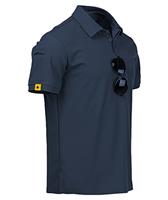 JACKETOWN Men Polo Shirt Short Sleeve Breathable Tennis Shirt Summer Tshirts Men Button Front Polo Shirts Casual Sport Shirt Basic Regular-Fit Golf