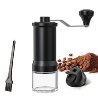 Olkezz Manual Coffee Grinder, Hand Coffee Grinder with High Precision Ceramic Contemporary Conical Burr, 30-Grade Adjustable Settings, for Aeropress, Espresso, Pour Over, French Press, Moka pots.