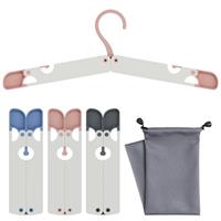 Sazfli Travel Hangers, Foldable Hangers, Premium ABS Plastic, Lightweight and Portable, Ideal for Clothes and Socks