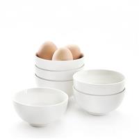 AntoKueh Ceramic Bowls Set of 6 for Kitchen Cooking, Breakfast, Dessert, Rice, Jello, Pudding, Yogurt, Sturdy for Dishwasher & Microwave