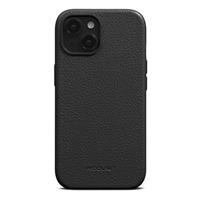 Woolnut Leather Case Cover for iPhone 15 - Black