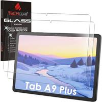 TECHGEAR [2 Pack Galaxy Tab A9 Plus 11" GLASS Edition (SM-X210 / SM-X215) Tempered Glass Screen Protector [9H Toughness] [HD Clarity] [Scratch-Resistant] [No-Bubble] For Samsung Galaxy Tab A9 Plus