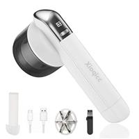 Portable electric lint remover,Fast and effective bobble remover for clothes,2-In-1 LED Digital Display clothes debobbler,With double protection.