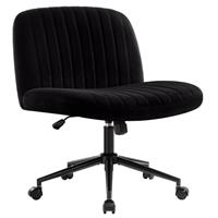 IWMH Armless Office Chair Desk Chair No Wheels