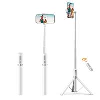 ATUMTEK Selfie Stick 157cm, Extendable Aluminum Tripod with