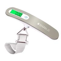 SHANJE Luggage Weight Scale for Suitcases 110 Lbs World Cup Travel Accessories High Precision Travel Digital Hanging Scales 50kg