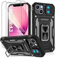 Jshru for Motorola E13 Phone Case with 2 Pack Screen Protect