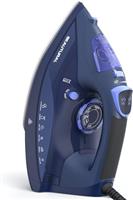 BEAUTURAL 2800W Steam Iron for Clothes with Precision Thermostat Dial, Ceramic Coated Soleplate, 3-Way Auto-Off, Self-Cleaning, Anti-Calcium, Anti-Drip Blue